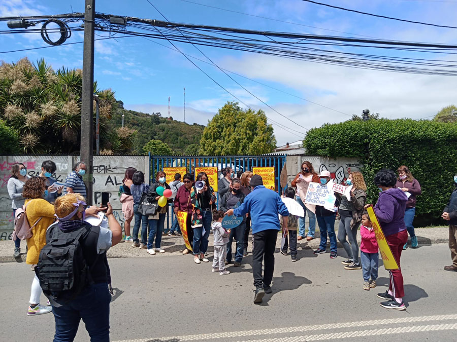 Manifestacion APR Niebla Los Molinos